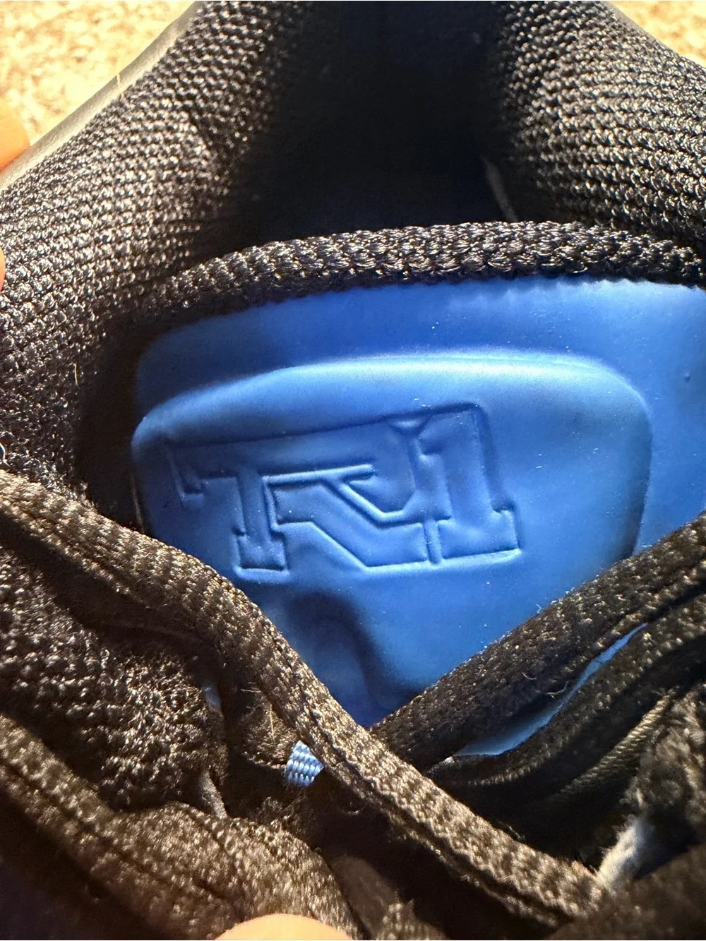 Nike Men’s Royal Blue and Black Athletic Training Shoes